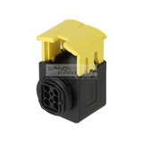 CONNECTOR HOUSING 6-PIN BLACK